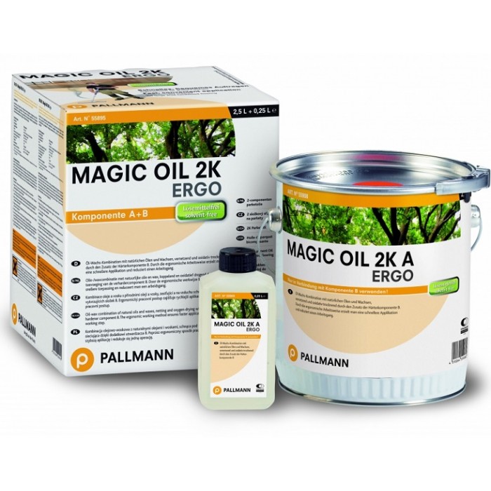 Двухкомпонентное натуральное масло Pallmann /Uzin Magic Oil 2K Spa Вишня/тик (1 л.)
