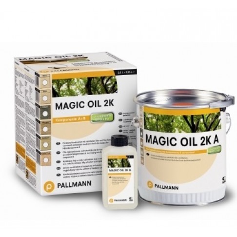 Двухкомпонентное натуральное масло Pallmann /Uzin Magic Oil 2K Spa Черное (1 л.)